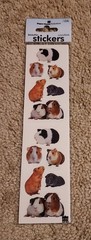 Paper House Sticky Pix Stickers ~ Guinea Pigs NIP