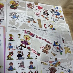 vintage suzy’s zoo stickers 3 Sealed Packs – 15 Full Sheets 10 Partial 21 Mini