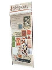 New World Travel Flag Stickers Decals New York / London England / Italy / Brazil