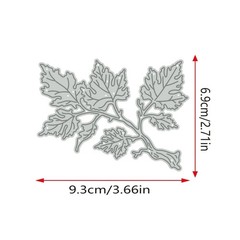 Autumn Fall Maple Leaves Branch Metal Cutting dies cut die