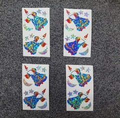 RARE HAMBLY STUDIOS «WIZARD» VINTAGE HOLO FOIL STICKERS