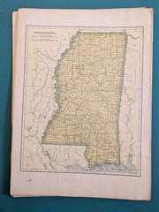 25pc Vintage Loose World Atlas Map Pages Ephemera Pack Junk Journal Scrapbook
