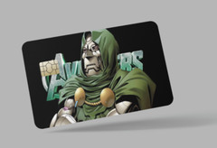 DOOMSDAY , 2 pc credit card skin & DEBIT CARD,TROLLEY & GYM,stickers