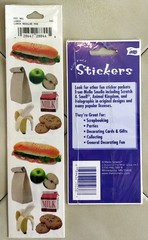 Lot (16 pcs) STICKOPOTAMUS Baking, Groceries, Pizza, Fast Food Binder Stickers
