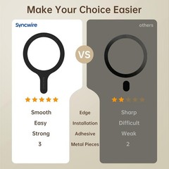 Strong Adhesive MagSafe Sticker 3 Pack – Effortless Wireless Charging Support