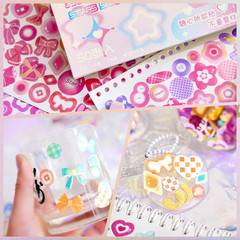 2500PCS Kpop Photocard Stickers – Glitter, Butterfly, Heart, Ribbons Deco Stick