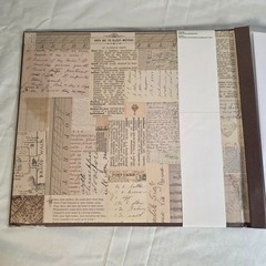 Recollections Scrapbook Album 12×12 Adventure Awaits Travel Map Print NEW