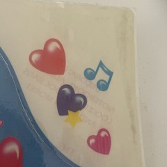 Vintage 1980’s Lisa Frank Jumbo sticker RARE. Ballet Ballerina Hipo, piano.