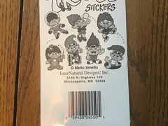 4 Vtg Mello Smello stickers Neon trolls New Sealed Neon Color