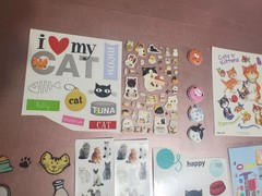 Huge Lot Of Scrapbooking Stickers And Embellishments! Cats, Kittens, Kitty, Pets
