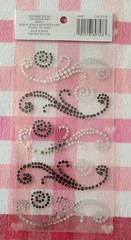 RECOLLECTIONS SWIRL BLING STICKERS 10 PC NEW