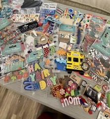 Jolee’s Boutique, Sandylion, Jolee’s By You 3D Sticker Lot Scrapbook