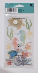 Jolee’s Sea Life Fish Turtle Sea Horses Starfish Vellum Scrapbooking Stickers