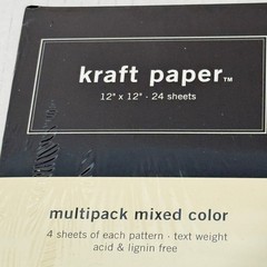 Making Memories Multipack White, Mixed Color 12 x 12 Total 48 Sheets 12 Patterns