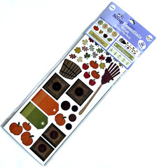 Jo Ann Scrap Essentials Autumn Fall Sticker Flip Pack Scrapbooking Cardmaking