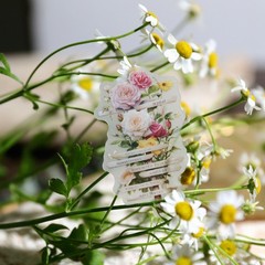 39 pcs Spring Garden Translucent Vellum Matte Surface Paper Sticker Scrapbook