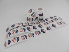 Patriotic Stickers Featuring The American Flag 40 Pcs.