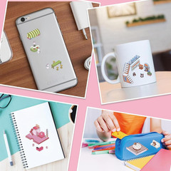 8 Set DIY 3D Miniature Scene Stickers for Girls Christmas Make Your Own Mini Sho