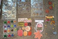 Lot of 20+ Pop Up Stickers, Rubbing, Flat Scrapbooking Halloween, Fall, Skulls