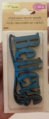4 Packs Crafters Square Laser Cut Chipboard Decor 3 or 6pcs Each Packet New