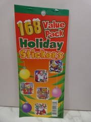 VTG D.M. Holiday Stickers 168 Value Pack Christmas Teddy Bears New