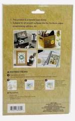 Crafters Square Paper Craft Rub On Transfer Stickers Decals Birds Flowers NEW