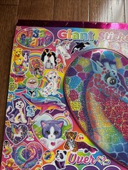 Lisa Frank Giant Sticker Activity Pad Over 2000 Stickers, Play Scenes, Design Pg