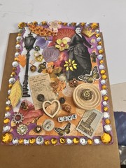Fall Theme. Junk Journal Ephemera. Set Of 5 Paper Cards With Envelopes