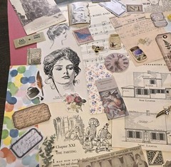 Lot Junk Journal Paper Stickers Tickets Tags Labels Ephemera Vintage Post Cards