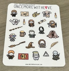 NEW Once More With Love ❤️ “Wizarding World 2.0” Harry Potter Sticker Sheet OMWL