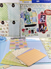BABY BOY Theme Scrapbook Kit 12×12 Paper, Sticker, Embellishments, Tags ETC (B)