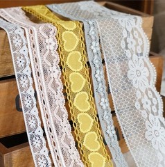 RayLineDo® 30 Meters Assorted Vintage Style Lace Ribbon Trim Bridal Wedding