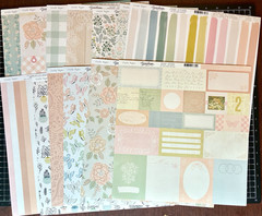 Crate Paper GINGHAM GARDEN Stickers, 12×12 Paper Project Pad Ephemera Stationery