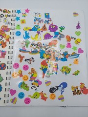 Vintage 1980’s -90’s Sticker Album Filled With Stickers