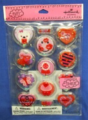 Hallmark Valentine’s Day Hearts Love Sequins In Puffy Stickers Free Ship @ $15