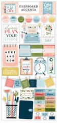 Echo Park Paper DAY IN THE LIFE 6×13 Sheet of Chipboard Accents