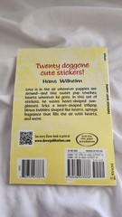 Cute Puppy Love 20 Stickers Hans Wilhelm Dover Little Activity Book