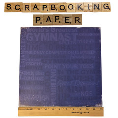 BIG Gymnastics Dance Scrapbook Lot Papers Stickers Borders Titles Craft Supplies