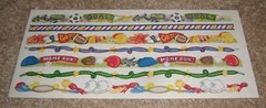 Tie Me To The Moon ~ Dimple Street Gang Sticker Sheet ~ Sports Borders
