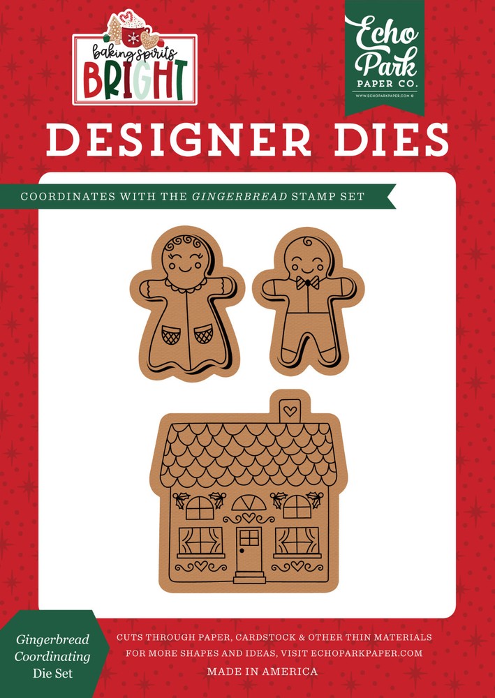 ECHO PARK Designer Die Set – METAL CUTTING DIE – GINGERBREAD
