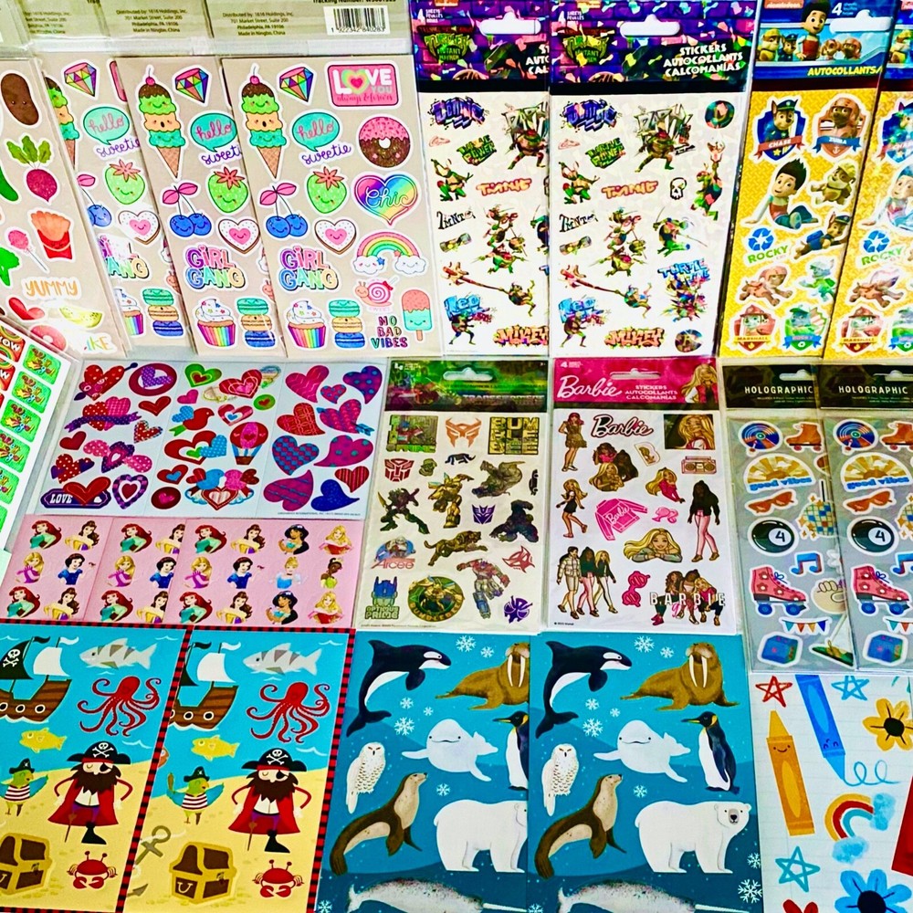 1289+ STICKERS! Fun Lot Stickers Kit Set Planner Craft Scrapbook Variety Themes!