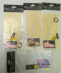 LOT OF 4 NEW Pkgs Deluxe Laser Cuts For Grown-Ups Work/Trail Boots + Tools