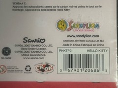 SandyLion Hello Kitty Scrapbook Theme Pack Vintage Stickers Paper Embellishments