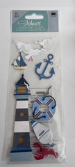 Jolee’s Dimensional Stickers – Beach Vacation Pool Tropical Theme – You Choose