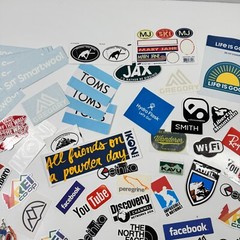 Outdoor Brands Sticker Decal Lot Kuhl Smartwool REI Vans and More 130+
