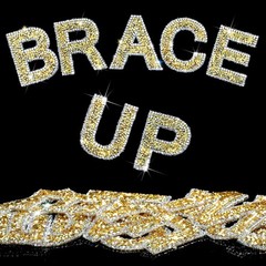 68Pcs Rhinestone Letter Stickers Glitter Alphabet A-Z Self-Adhesive Gold White