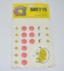 Vtg CTP Sniffys Scratch’ N Sniff Banana Mini-Maxi Stickers In Original Package