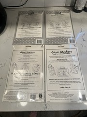 2 Winnie the Pooh 2 101 Dalmations Giant Prismatic Stickers Sandylion 1990’s