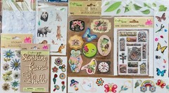 250+ Stickers | Animal Bird Aquarium SEA LIFE Creatures Floral Insect MXD Themes