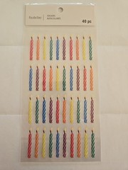 Recollections BIRTHDAY CANDLES Scrapbooking Stickers